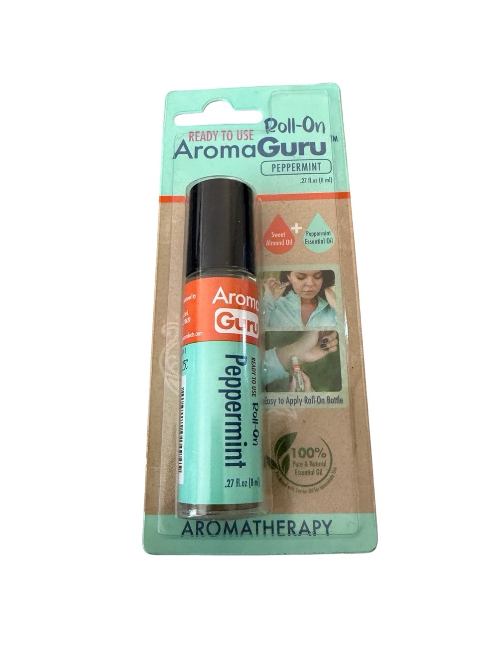 Peppermint Roll-On Body Oil — Mint Green